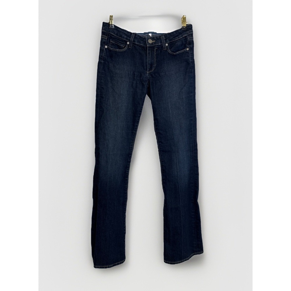 Paige Skyline Boot Dark‎ Wash Bootcut Jeans Womens Size 27 Indigo Made in USA
